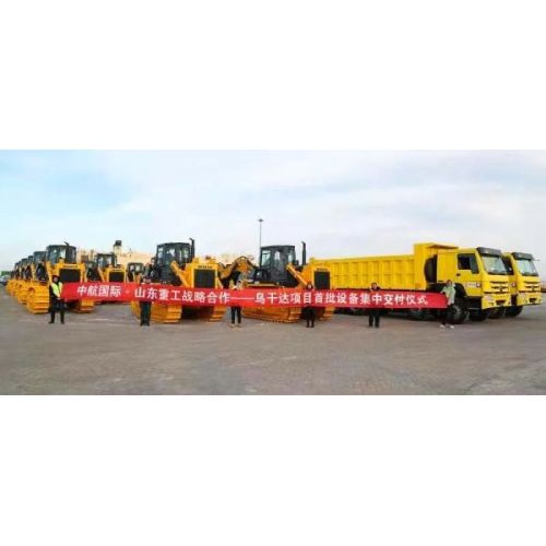 batches of road machinery sent to East Africa