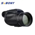 SVBONY 10-30X50 zoom monocular telescope waterproof Porro prism multi-coated lens low night vision for hiking camping travel