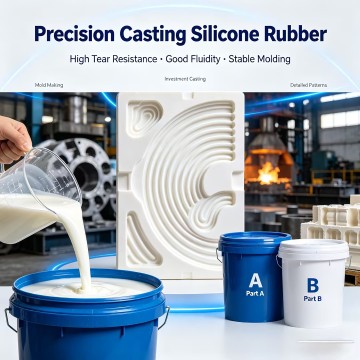 Precision Casting Mold Silicone Rubber: Low Shrinkage & High Tear Resistance Material for Investment Casting