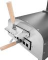 Custom Max 500 Degree Outdoor Table Top Charcoal Wood Pellets Pizza Oven for Garden Stainless Steel1