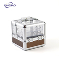 Transparent Acrylic Cosmetic Organizer Box - Travel Train Case1