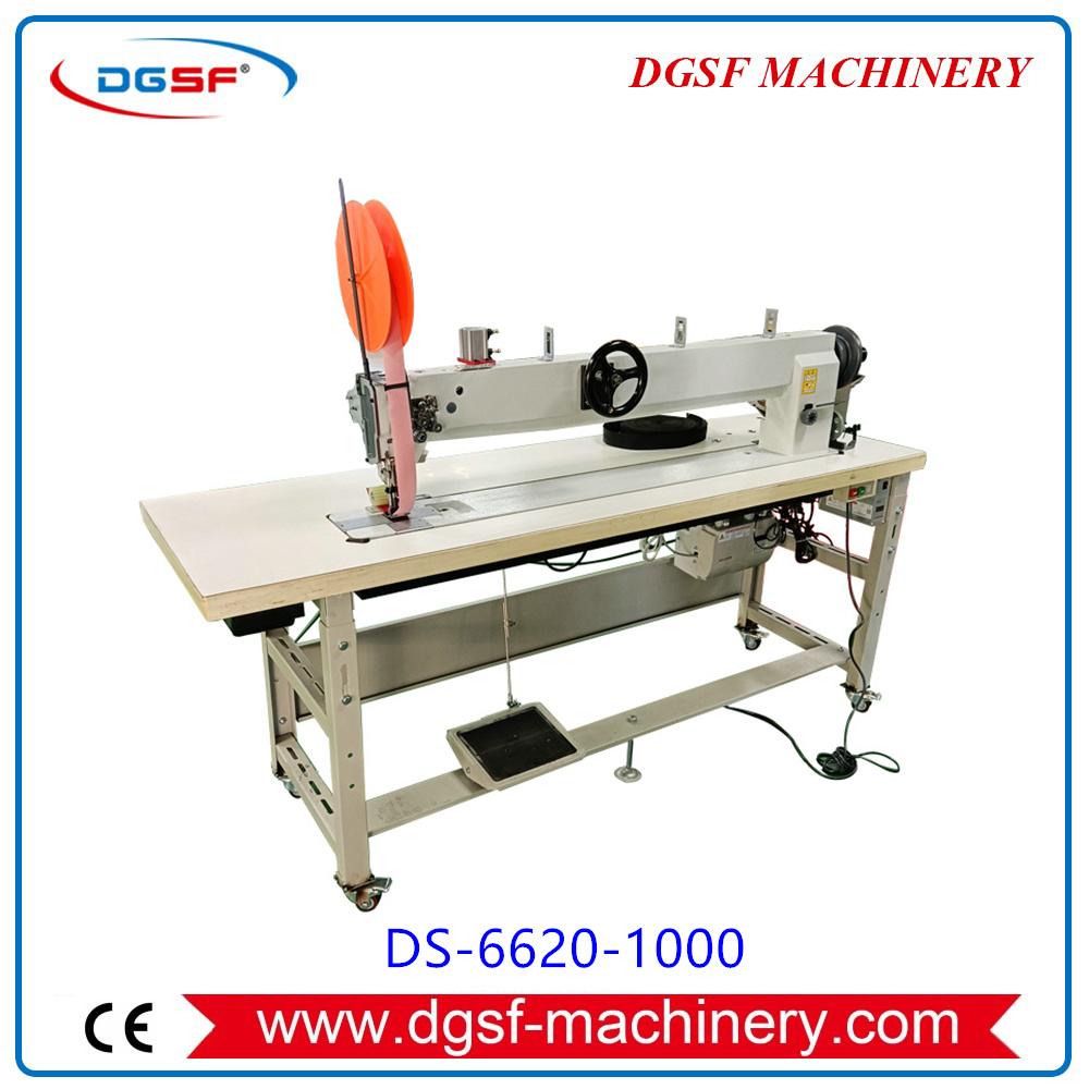 Langarm Doppelnadel-Lockstitch Walking Foot Industrial Sewing Machine 6620-1000