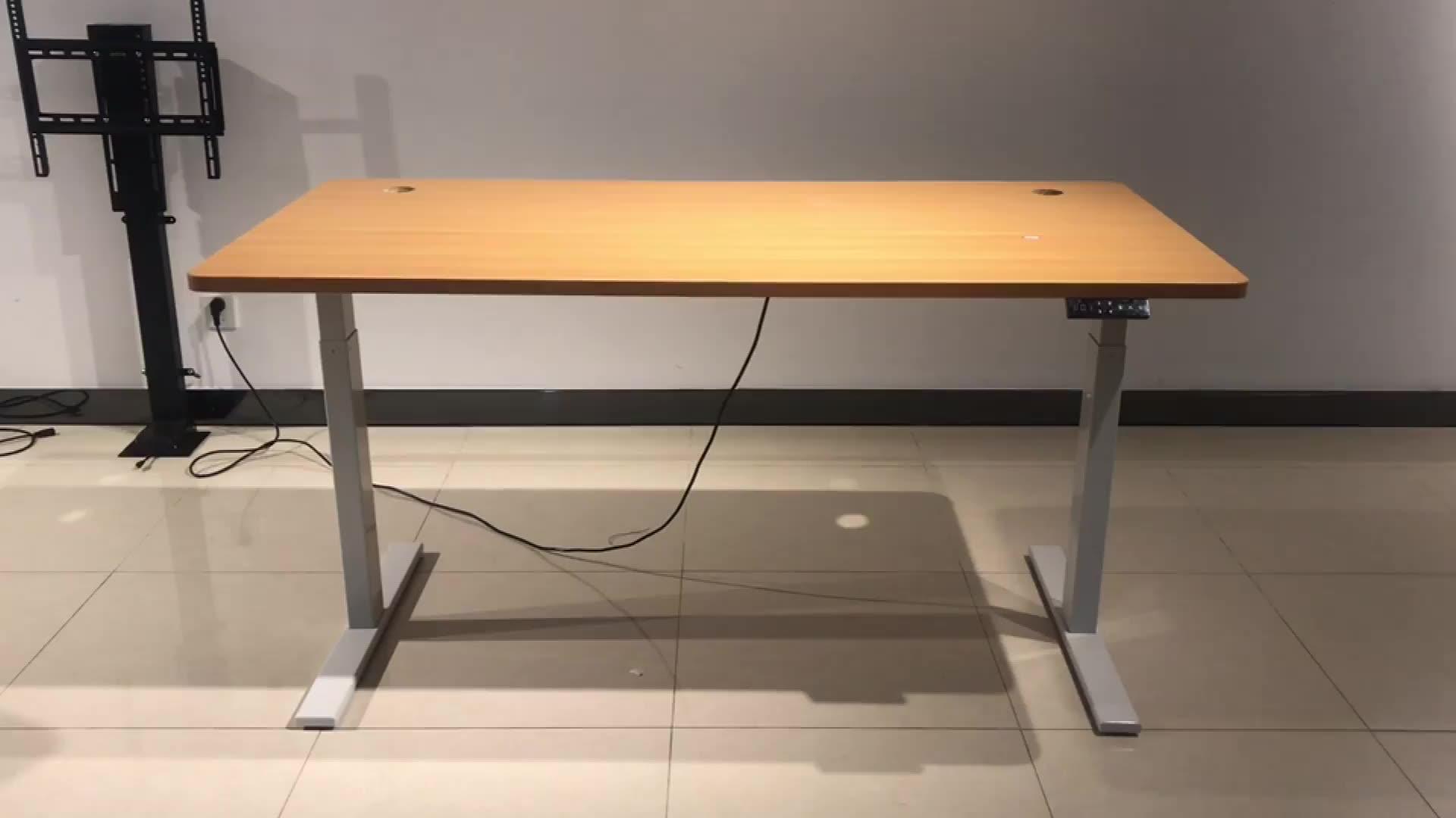 computer lift electric metal  height adjustable standing desk Standing Desk Frame furniture table1