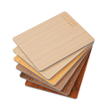 Ketumpatan Tinggi Kalis air Bambu Arang Co-Extrusion Panel Hiasan Kayu Veneer Veneer PVC Papan Panel Panel1