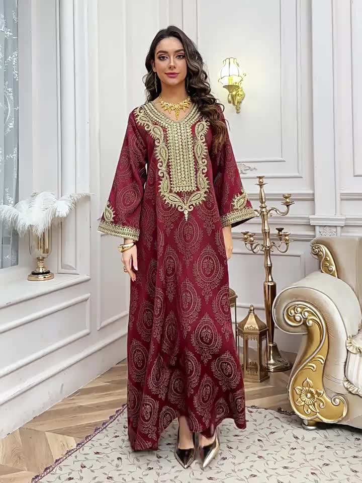 لباس شب ابیا لوکس پارچه ژاکارد (1)