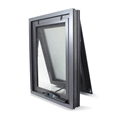 Ventana de aluminio fijo Ventana de vidrio de vidrio con doble acristalamiento y toldo de puertas giran ventanas de madera aleación de aluminio deslizamiento moderno1