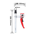 28mm Insert Pin Base Welding Clamp: Heavy Duty Steel Clamp with Quick Screw Guide Rail for Welding Applications1