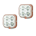 black 16 led car led inspection light pen clip work 48w led work light auto led work light square1