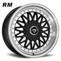 Model 882 Design: 15/17/18/19/20 Inch 4/5 Hole Machined Lips Aluminum Alloy Wheels in Silver, Black, and Gold for BBS Super RS1