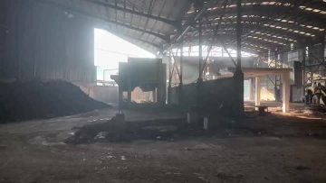 Steel slag treatment production line