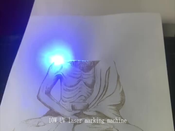 Máquina de marcação a laser UV