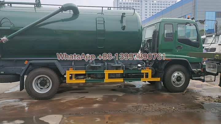 isuzu vacuum suction truck