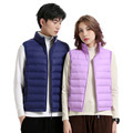 90% White Duck Velvet Spring/Autumn Sleeveless Vest with Short Stand-up Collar1