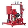 Three-in-One Fire Pump System with Cabinet, Diesel, Electric, and Jockey Pump for Firefighting1