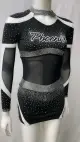 Uniforme de alegría brillante para baile de niña caliente