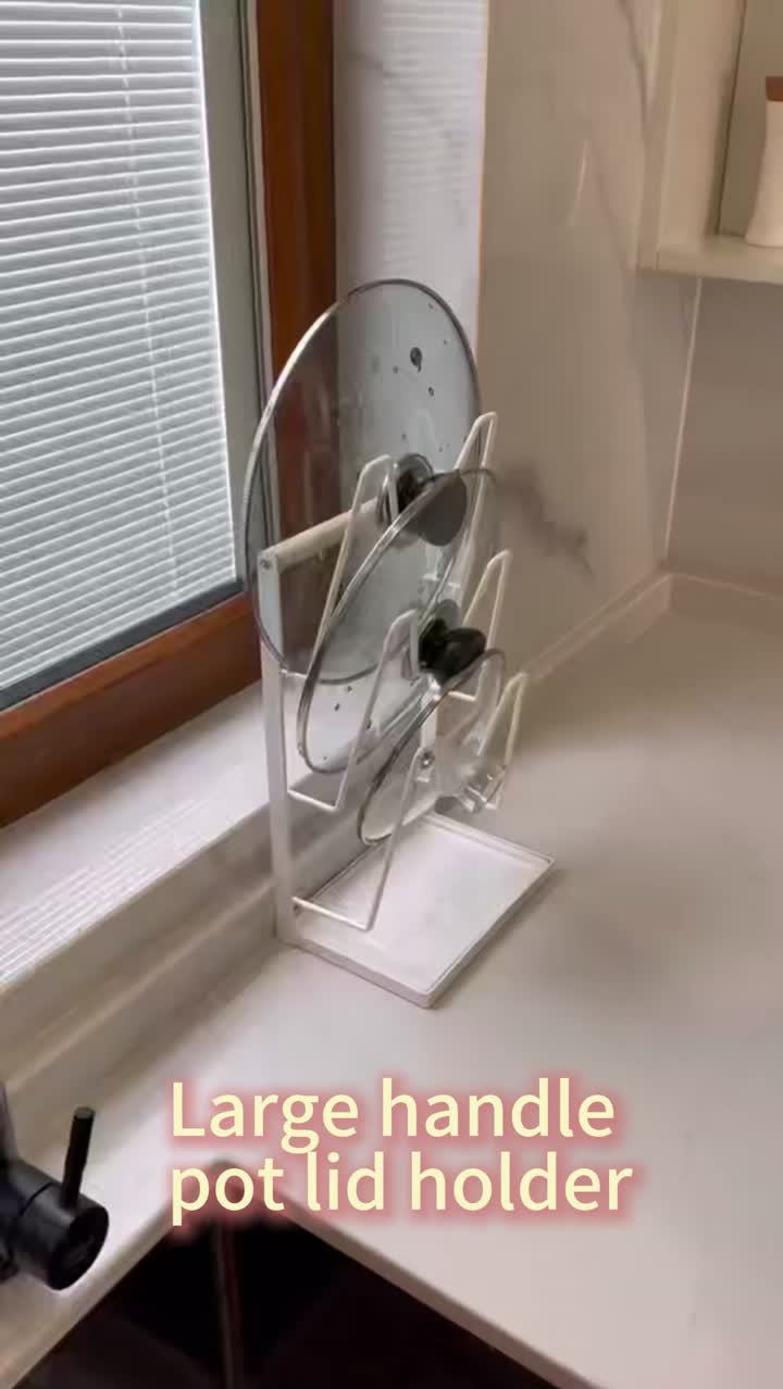 Suporte para tampa de panela com alça grande