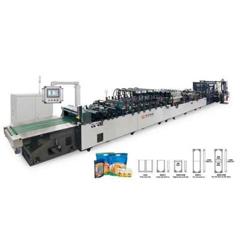 3 side seal with zipper bag making machine