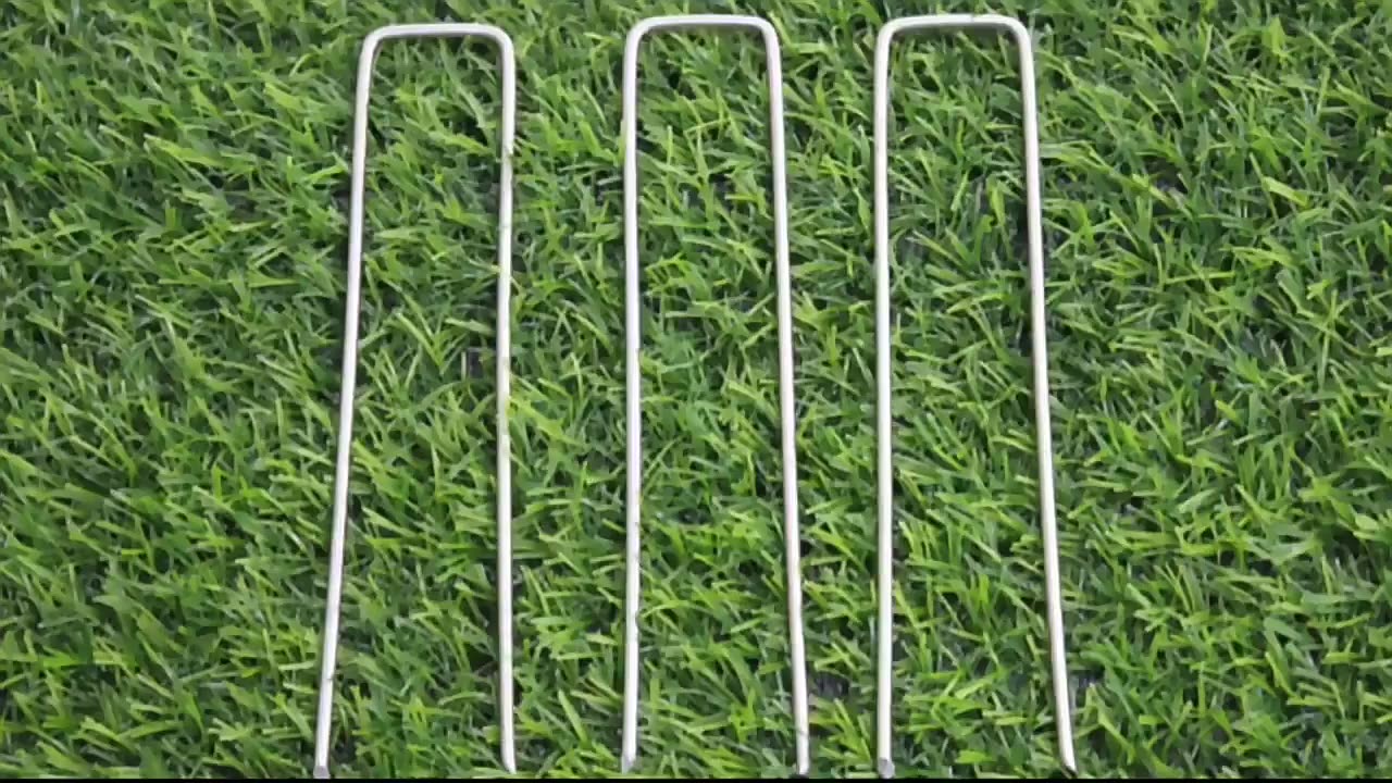 잔디 스테이플, 정원 핀 그물 스테이크지면 스파이크 조경 커버 페그, 지구 스테이플 1