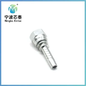 Metric Female Multiseat Double Connector Carbon Steel Material Reusable Hydraulic Swaged Hose Fitting Steel Fittinghydraulic Hose Pipe Fitting Price1