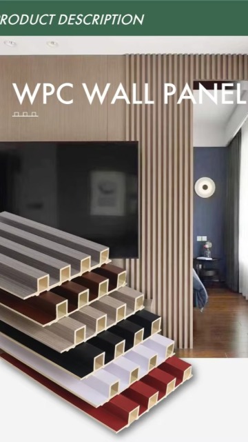 Wood Plastic Composite (WPC) Fluted 3D Interior Wall Panels1