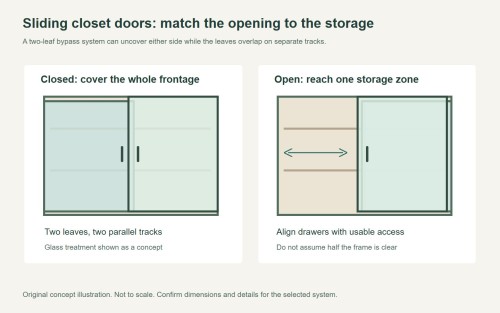 Sliding Bedroom Closet Doors: Plan the Morning Routine