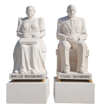 White Marble Memorial Art for Timeless Home Decor