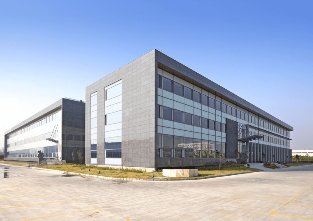 The overall view of the factory