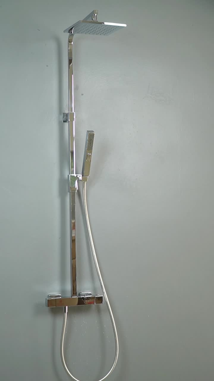 concise style thermostatic faucet shower set