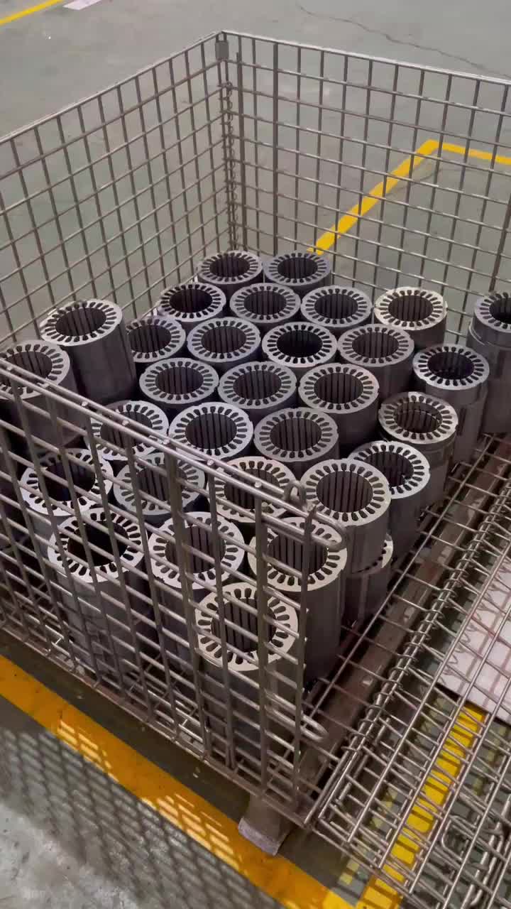 Small stator pile