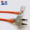 Transparent Medical Grade Power Cable with Australian Plug and IEC C13 Connector1