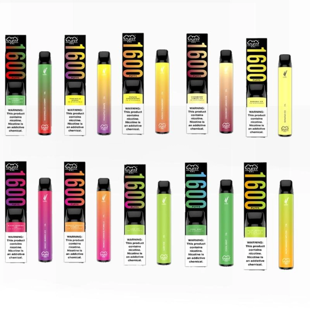 1600 Puffs Wholesale Disposable Vape Puff XXL with 10 Flavors