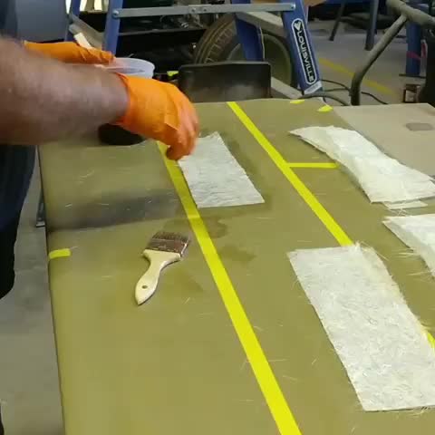 Морская стекловолокно нарезанная прядью мат1
