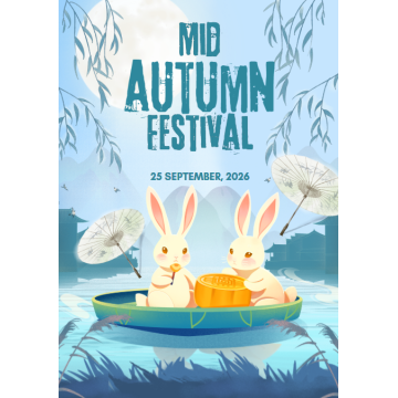Aviso de vacaciones del Festival del Medio Otoño de 2026