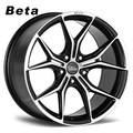 High Quality Rizo Beta Black Machined Face 19 Inch Double 5 Alloy Wheels: Top Hot Sales Item1
