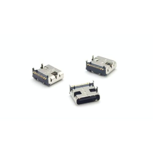 TYPE C USB メスコネクタ 16P ステンレス鋼銅露出