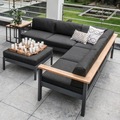 Möbel moderne Stil Neues Design mit hoher Dichte Schwamm Metall Aluminiumlegierung wasserdichtes Hotel Villa Patio Garten Outdoor Sofa1