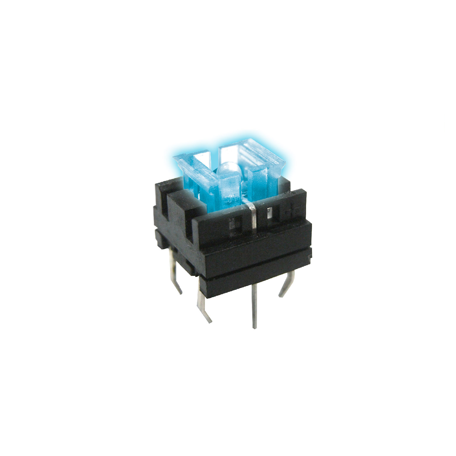 Tact switch with led