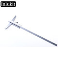 Vernier Depth Gauges: Precise 0-150mm Measurement with 0.02mm Resolution on Carbon Steel for Accurate Depth Micrometer Tools1