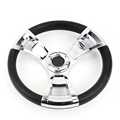 13.5" Marine Boat Steering Wheel - 3 Spoke Electroplated Boat Parts1