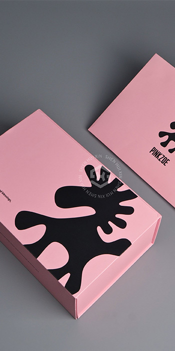 Цельная складная розовая подарочная коробка на заказ: сборка за 3 секунды меняет представление об эффективности косметической упаковки