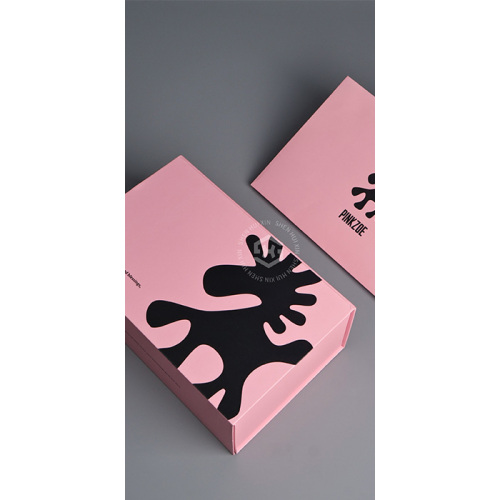 Coffret cadeau rose personnalisé pliable d'une seule pièce : l'assemblage en 3 secondes redéfinit l'efficacité de l'emballage cosmétique