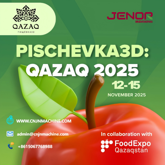 JENOR PACK recibe grandes elogios en la Kazakhstan Packaging Expo 2025; Los equipos de embalaje chinos ganan popularidad en el mercado de Asia Central