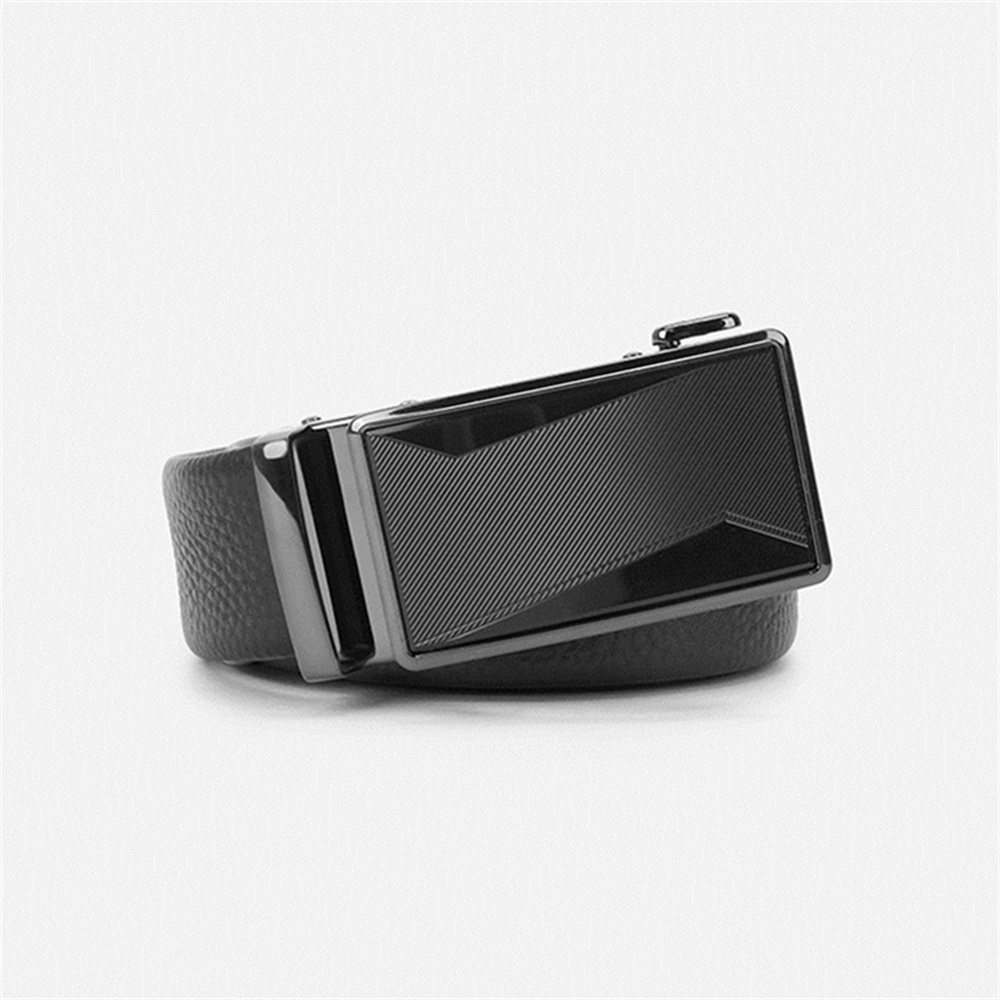 Line Artistry Men's Stitched Automatic Buckle Belt