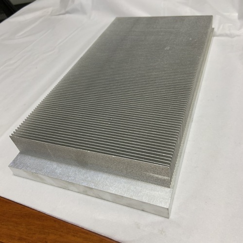 Aluminum skiving heatsink process