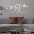 MATT 2023 Hot Sell Free Shipping Gun Neon Sign Light1