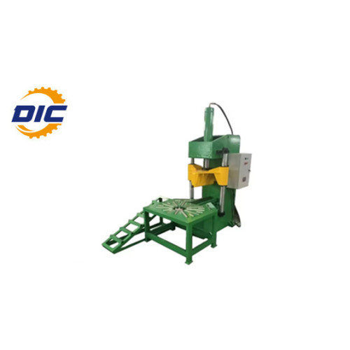 Tire cutter machine, waste tire recycling machine