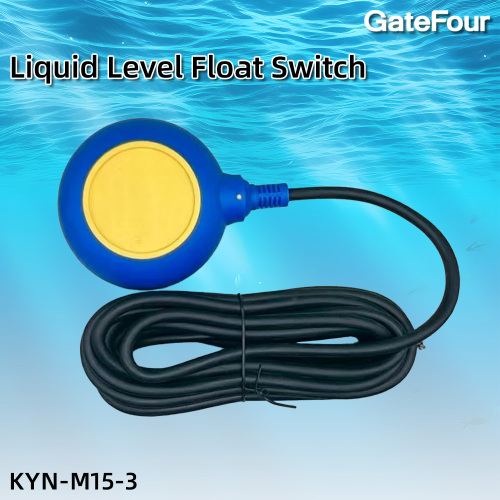 GateFour lanza el interruptor de flotador de nivel de líquido tipo cable KYN-M15-3 para control automático de tanque de agua