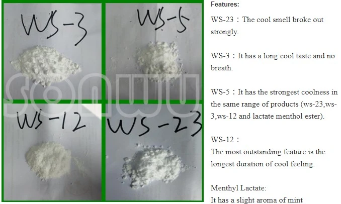 Sonwu Supply CAS: 68489-14-5 Cooling Agent Ws-5
