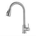Silver Deck Mounted Stainless Steel 304 Dual Mode Water Outlet Kitchen Faucet1