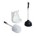 Eco-Friendly High-Quality Toilet Bowl Brush and Plunger Set for Bathroom Deep Cleaning1
